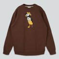 LAKOR - Sea Parrot Seaman Crewneck - Chicory Coffee