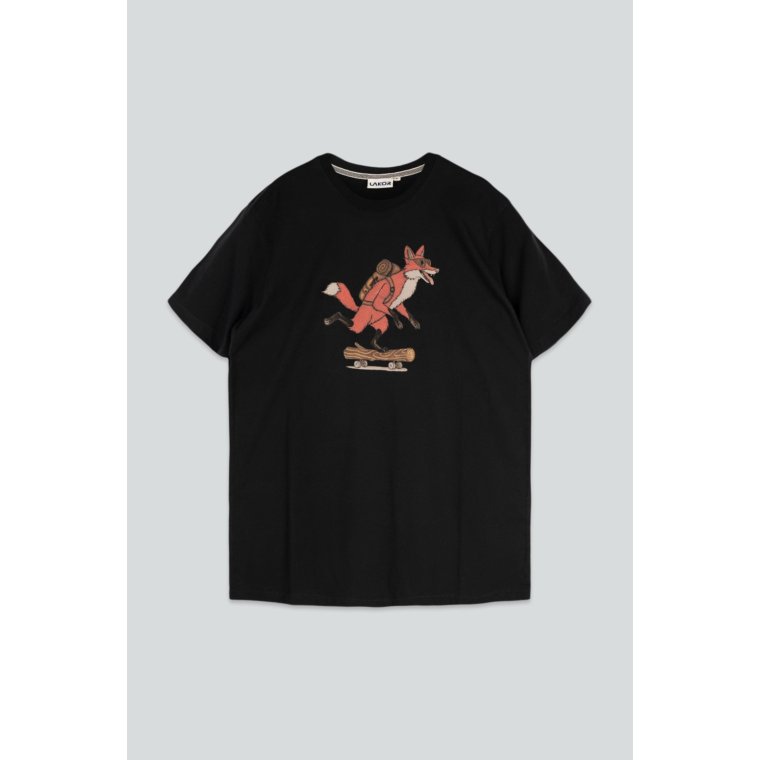 LAKOR - Pushing the Log T-shirt - Moonless Night
