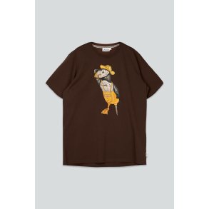 LAKOR - Sea Parrot Seaman T-shirt - Chicory Coffee