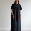 Studio Feder - LEA DRESS - DOBBY - BLACK