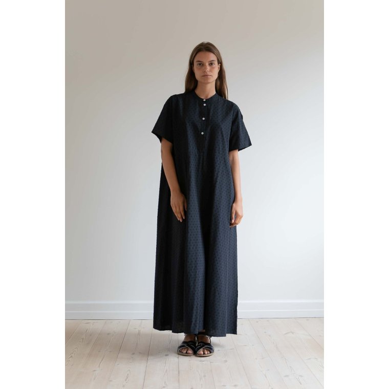 Studio Feder - LEA DRESS - DOBBY - BLACK