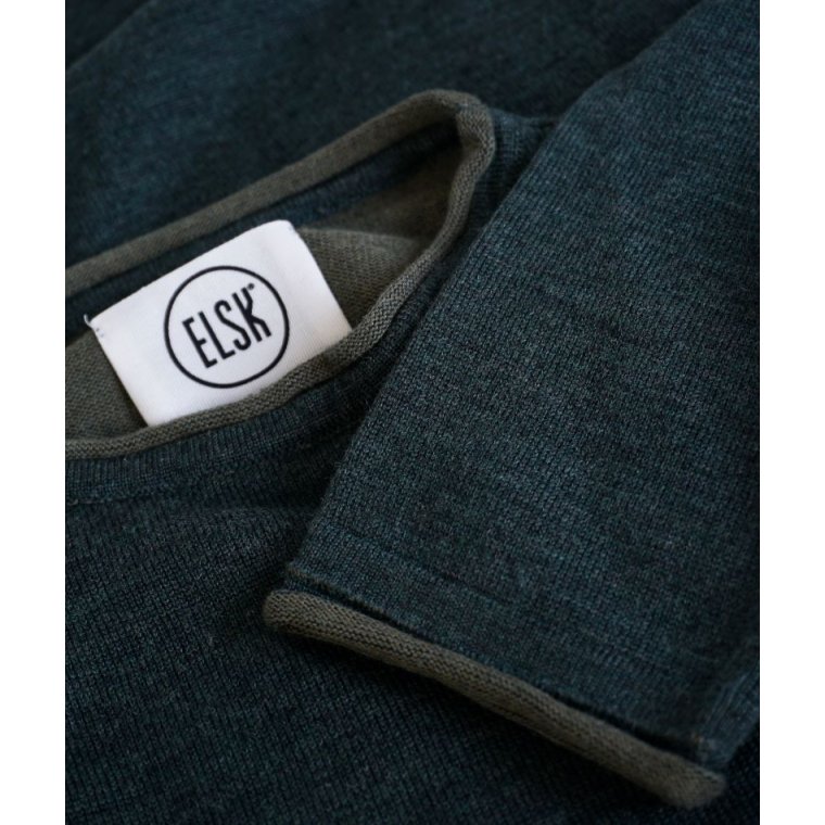 ELSK - LNNERUP MEN'S KNIT - Dark Moss