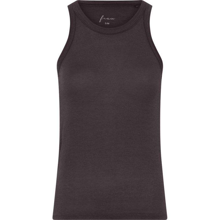FRAU - Lucca cashmere tank top - Chocolate Torte