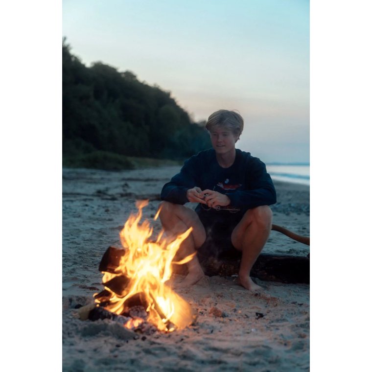 LAKOR - Foxtail Crewneck - Blueberry