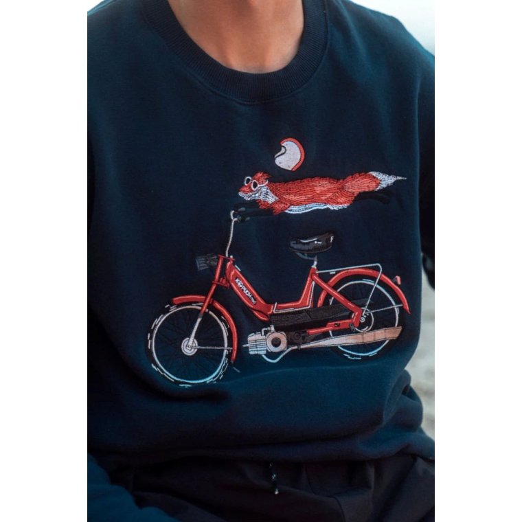 LAKOR - Foxtail Crewneck - Blueberry