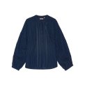 HABIBA - LAURA BLOUSE WITH GATHERINGS - INDIGO	