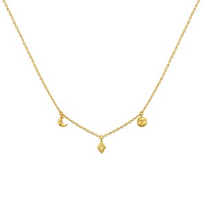 Maanesten - Lea Necklace - Forgyldt