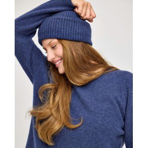 GORRIDSEN - Leda Blouse - wool - Indigo