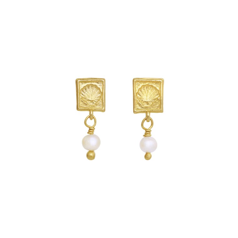 Maanesten - Lomi Earrings - Forgyldt