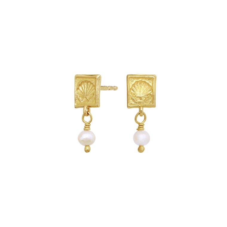 Maanesten - Lomi Earrings - Forgyldt