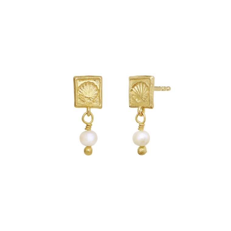 Maanesten - Lomi Earrings - Forgyldt