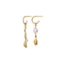 Maanesten - Lyric Earrings - Forgyldt