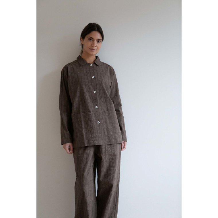 Studio Feder - MALOU SHIRT - SEERSUCKER - BRUNO CHECK