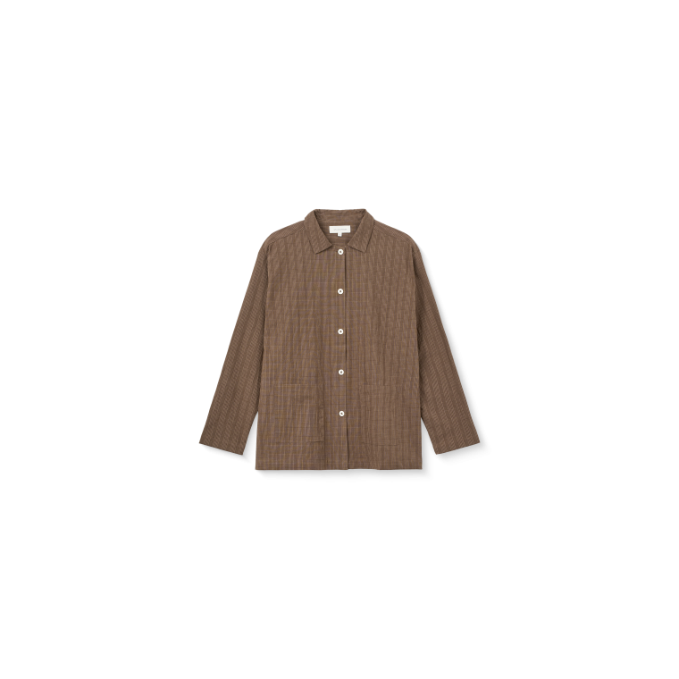 Studio Feder - MALOU SHIRT - SEERSUCKER - BRUNO CHECK