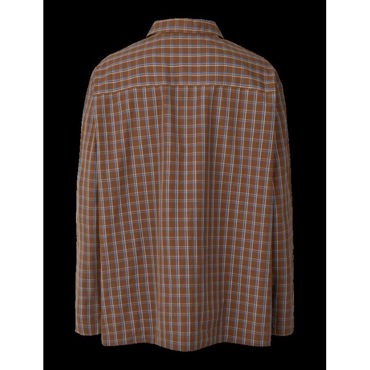 Studio Feder - MALOU SHIRT - POPLIN - CHESTNUT