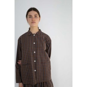 Studio Feder - MALOU SHIRT - POPLIN - CHESTNUT