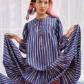 HABIBA - MARMI BABYDOLL DRESS - JAPAN BLUE