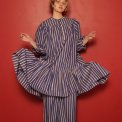 HABIBA - MARMI BABYDOLL DRESS - JAPAN BLUE
