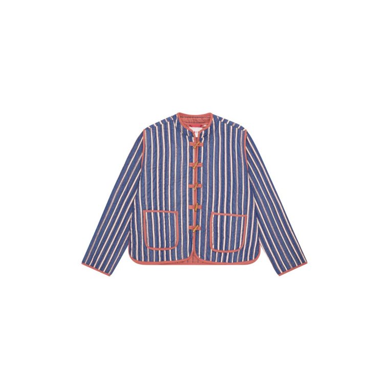 HABIBA - MARMI QUILTED CHINA JACKET - JAPAN BLUE