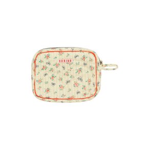 HABIBA - LITTLE BOW MAKEUP CLUTCH - VANILLA