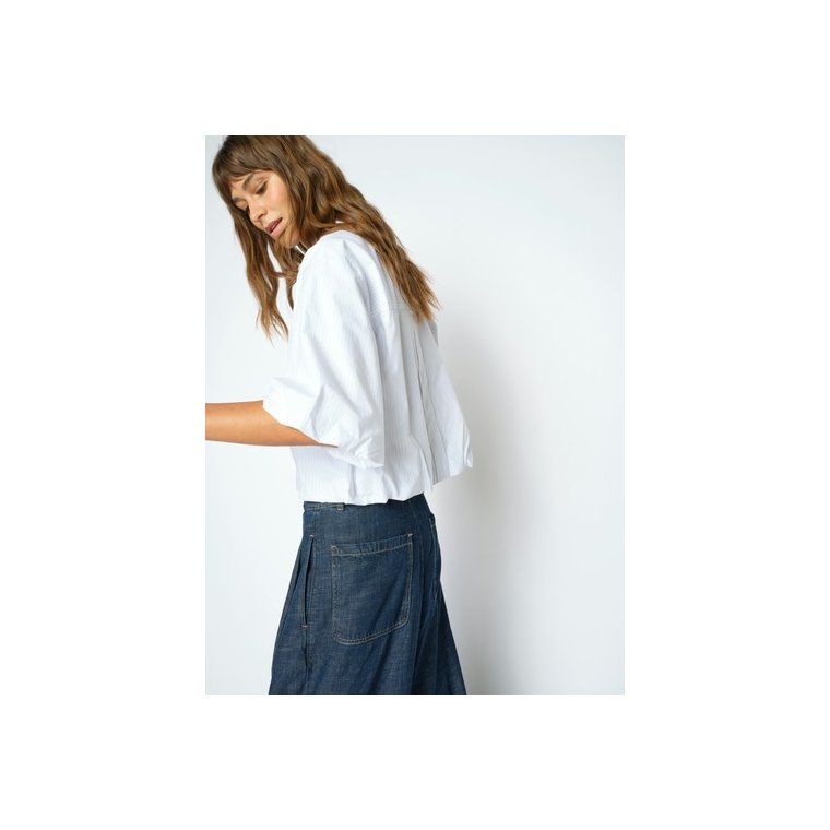 Mos Mosh - MMMaxime Nylah Shirt - Bright White