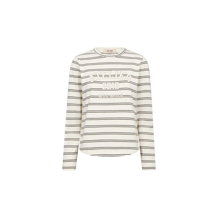 MOS MOSH - MMCamp O-LS Stripe Tee - Delicioso