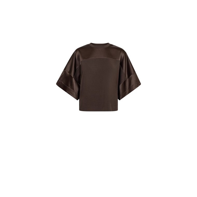 Mos Mosh - MMLela O-SS Satin Sweatshirt - Delicioso