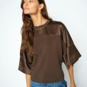 Mos Mosh - MMLela O-SS Satin Sweatshirt - Delicioso