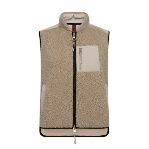 MOS MOSH - MMRowe Eli Teddy Vest - Feather Gray