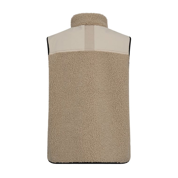 MOS MOSH - MMRowe Eli Teddy Vest - Feather Gray