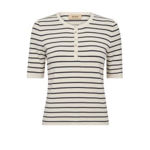 Mos Mosh - MMAliz Caliz Stripe SS Knit - India ink