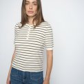 Mos Mosh - MMAliz Caliz Stripe SS Knit - India ink