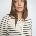 Mos Mosh - MMAliz Caliz Stripe SS Knit - India ink