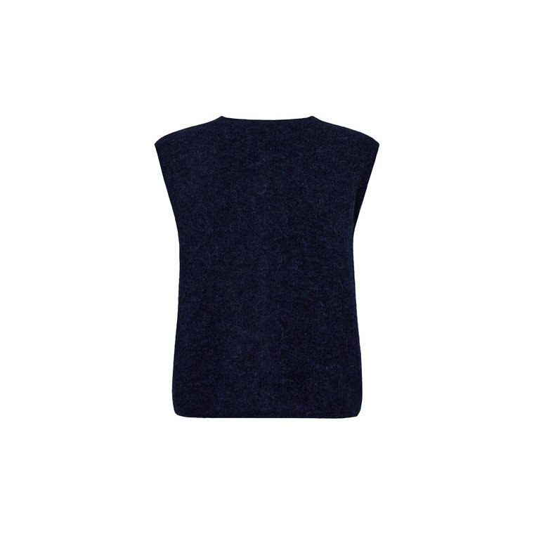 MOS MOSH - MMAlmine Thora Knit Vest - Salute Navy