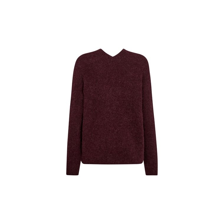 Mos Mosh - MMThora V-Neck Knit - Port Royale