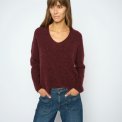 Mos Mosh - MMThora V-Neck Knit - Port Royale