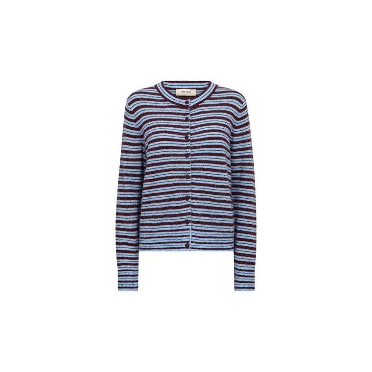 MOS MOSH - MMMilvi Stripe Cardigan - Port Royale