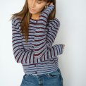 MOS MOSH - MMMilvi Stripe Cardigan - Port Royale
