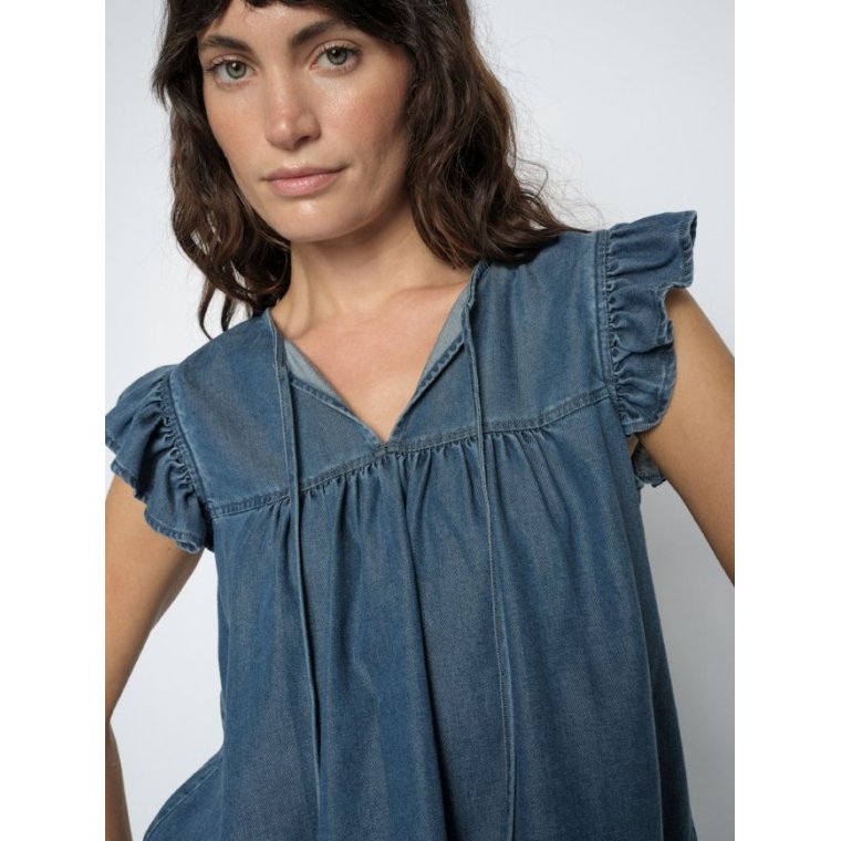 Mos Mosh - MMOlaya Lich Blouse - Blue