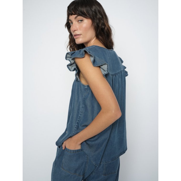 Mos Mosh - MMOlaya Lich Blouse - Blue