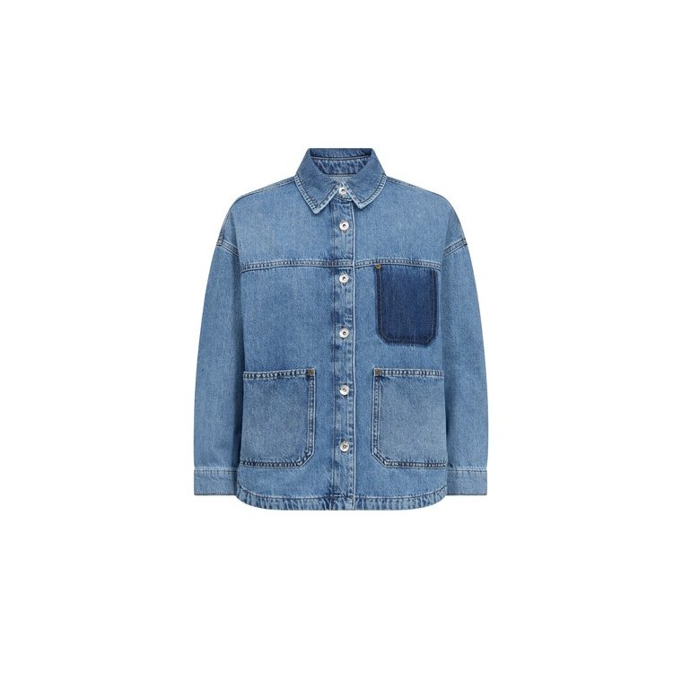 Mos Mosh - MMOline Enk Shirt - Blue