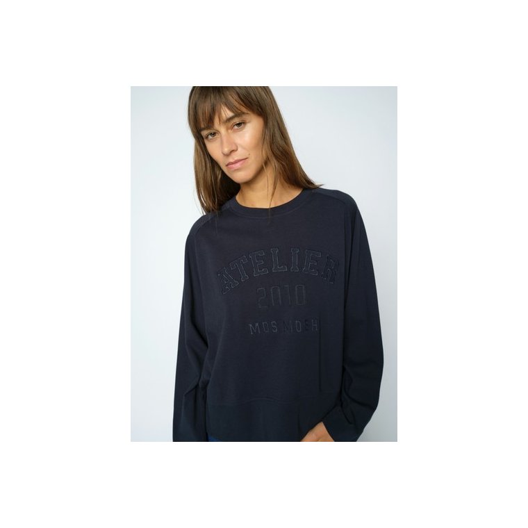MMGali O-LS Tee - Salute Navy