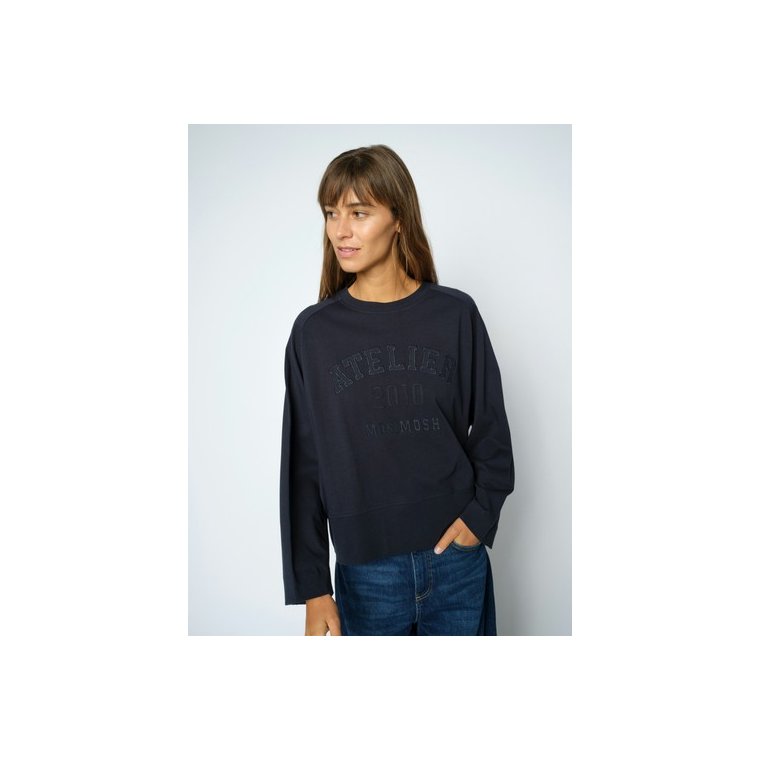MMGali O-LS Tee - Salute Navy