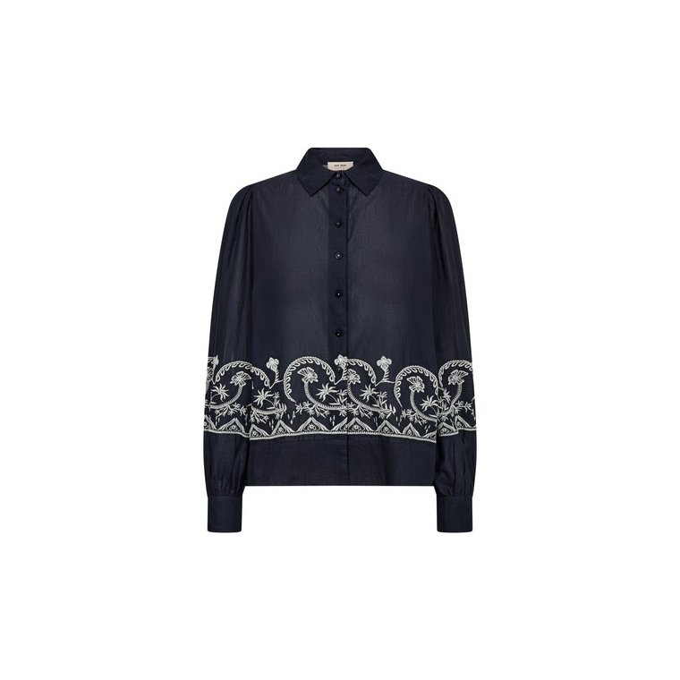 Mos Mosh - MMSilca Lino Shirt - Salute Navy