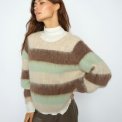 MOS MOSH - MMSuvi Stripe Knit - Frosty Green
