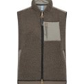 MOS MOSH - MMRowe Eli Teddy Vest - Dusty Olive