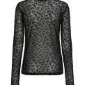 Mos Mosh - MMLoretta Mono Mesh Blouse - Black