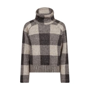 MOS MOSH - MMMaija Check Knit - Black