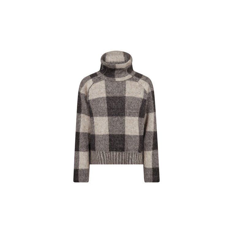 MOS MOSH - MMMaija Check Knit - Black
