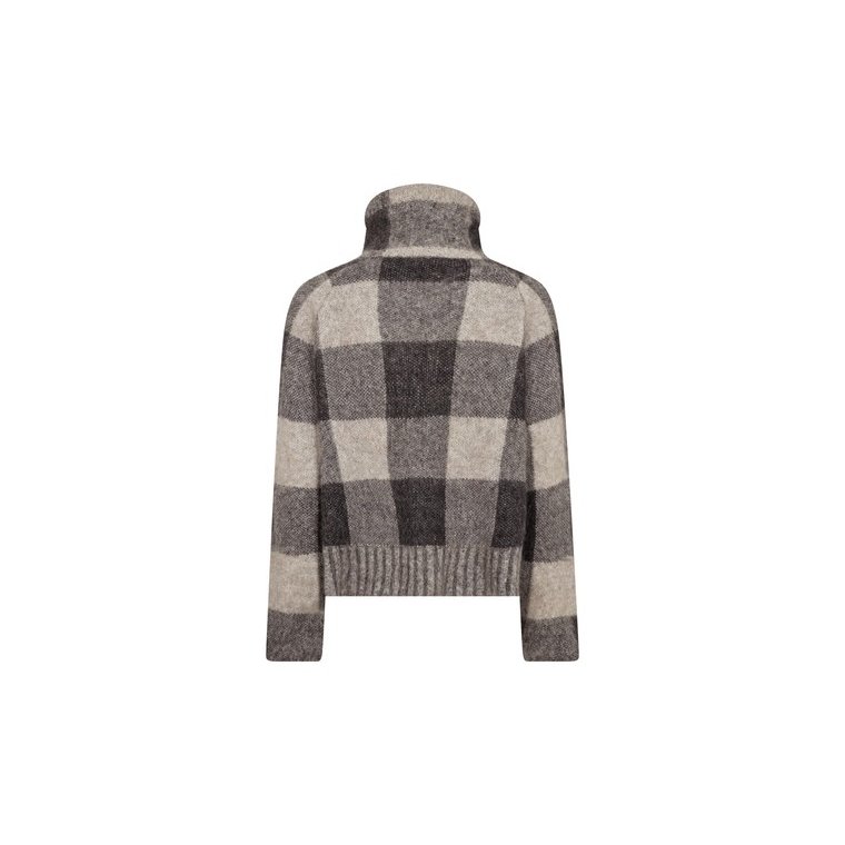 MOS MOSH - MMMaija Check Knit - Black